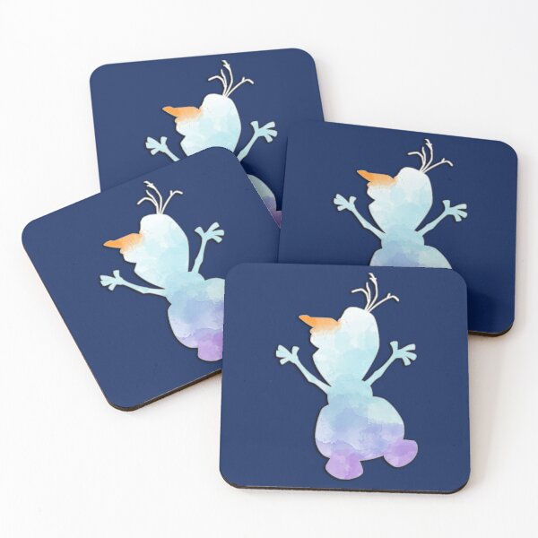 Item preview, Blue and purple watercolor snowman   designed and sold by Langstonuk.