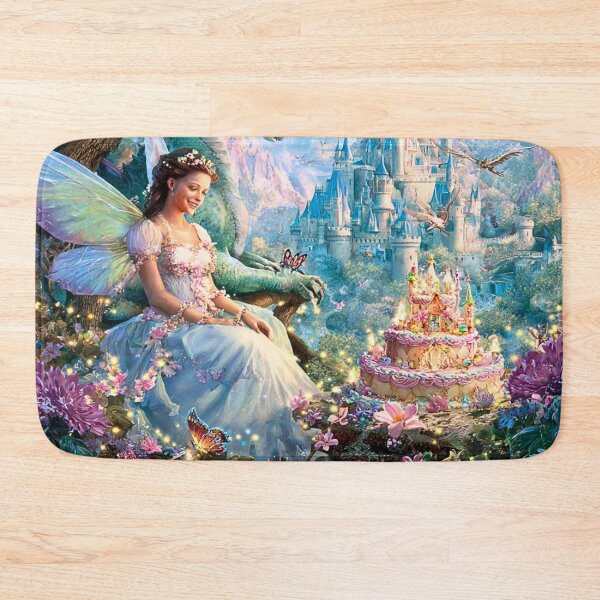 Item preview, Enchanted Fairy Dragon Birthday Kingdom designed and sold by Storybook Botanica.