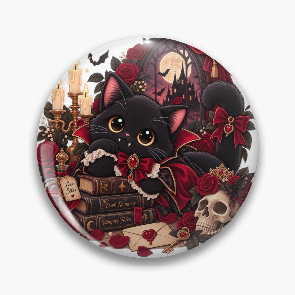 Item preview, Gothic Vampire Cat Dark Romance Books designed and sold by gvstyle.