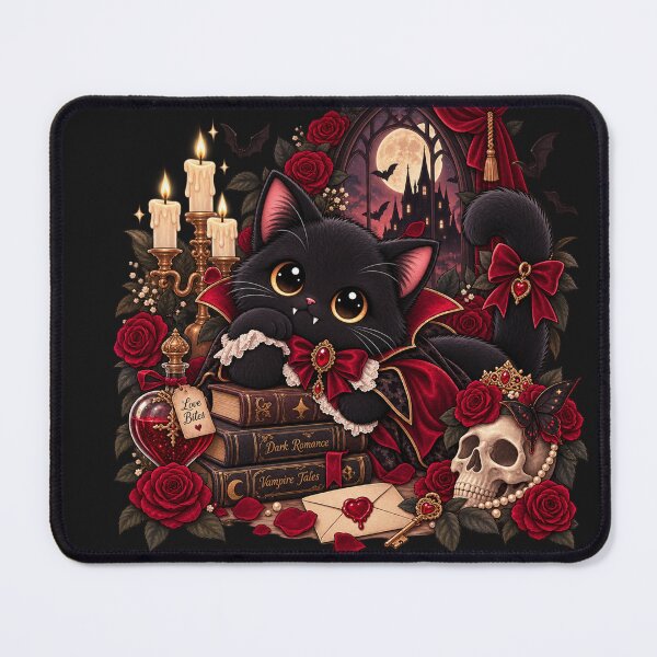 Item preview, Gothic Vampire Cat Dark Romance Books designed and sold by gvstyle.