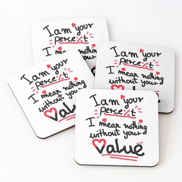 Item preview, I am your percent - Valentines, lovers, romance gift designed and sold by SleekVisuals.