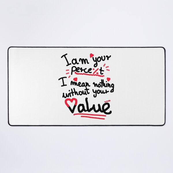 Item preview, I am your percent - Valentines, lovers, romance gift designed and sold by SleekVisuals.