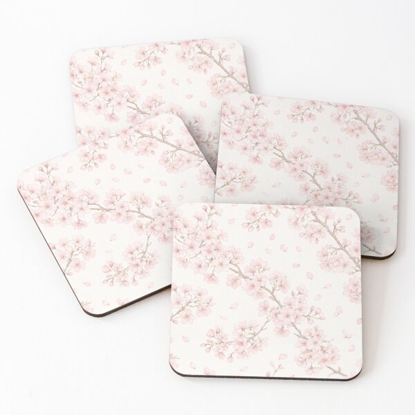 Item preview, Pale Pink Faint Blossom Delicate Pattern designed and sold by IntelliMindDesigns.