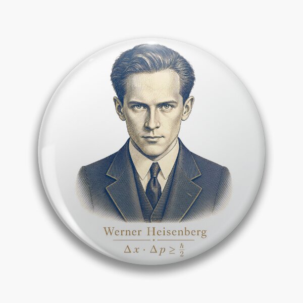 Item preview, Werner Heisenberg — Uncertainty Principle | Science Heroes designed and sold by Art&Fun.