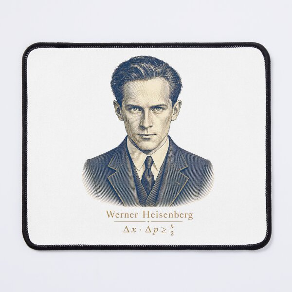 Item preview, Werner Heisenberg — Uncertainty Principle | Science Heroes designed and sold by Art&Fun.