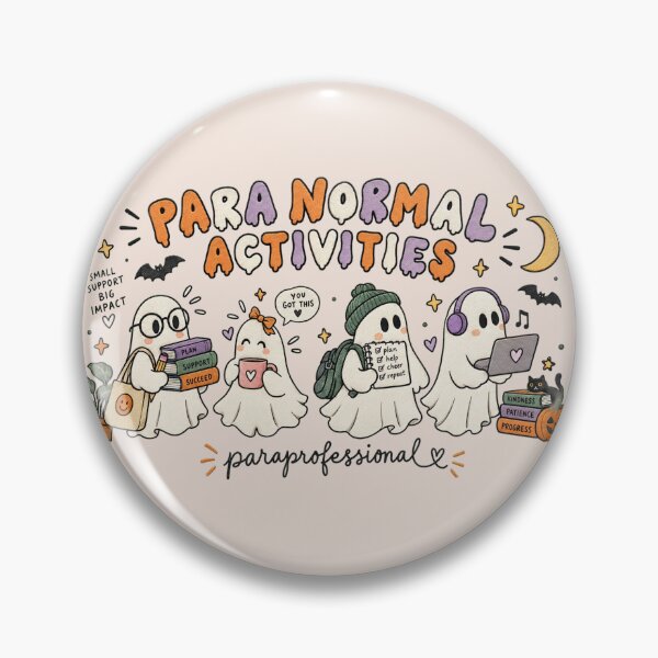 Item preview, Paraprofessional Halloween, Para Normal Activities Funny Para Pro Teacher Aide, Teacher Assistant Spooky Fall Gift designed and sold by Quiajia.