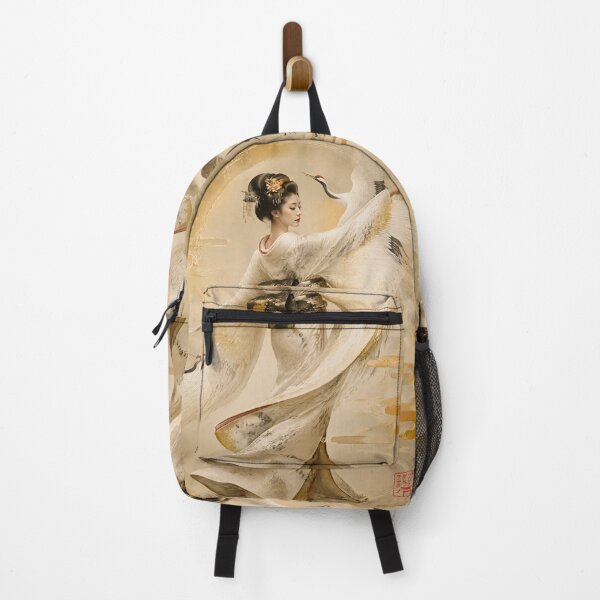 Item preview, Crane Geisha | Japanese Kimono & Sacred Crane Art designed and sold by kaxymax.