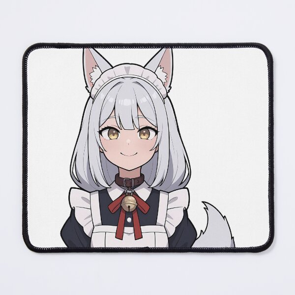 Item preview, Kitsune Maid Menu Tease Anime Sticker designed and sold by DegenMerch.