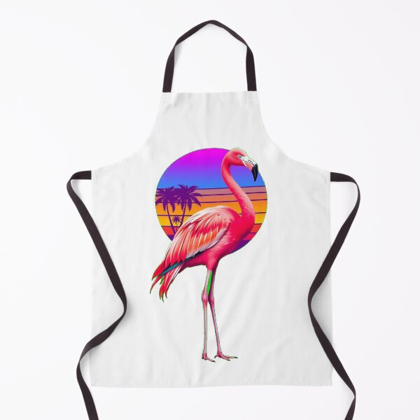 Item preview, Retro 80s Flamingo – Neon Sunset designed and sold by Benito Del Ray.