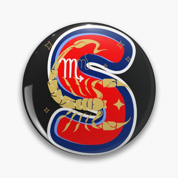 Item preview, Scorpio Zodiac Sign Letter S Scorpio Scorpio Sticker designed and sold by Palette _Vibes.