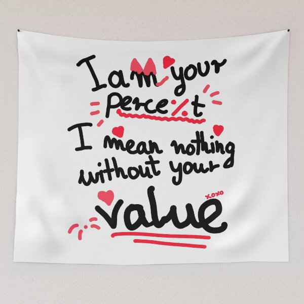 Item preview, I am your percent - Valentines, lovers, romance gift designed and sold by SleekVisuals.