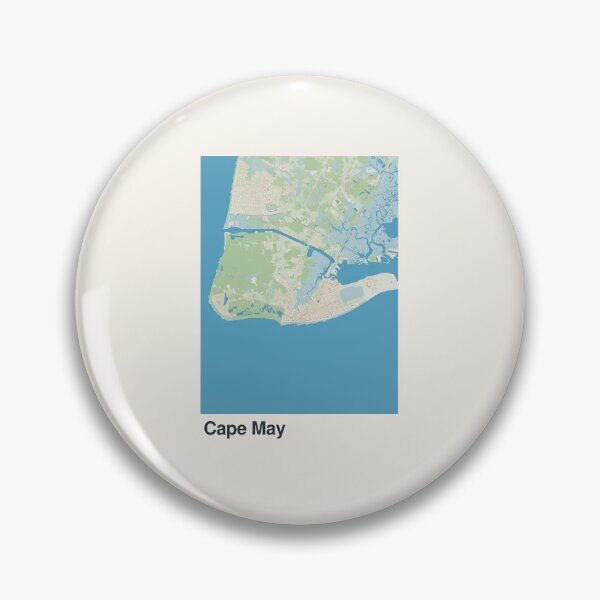Item preview, Cape May Minimalistic Map Art designed and sold by MapsNerd.