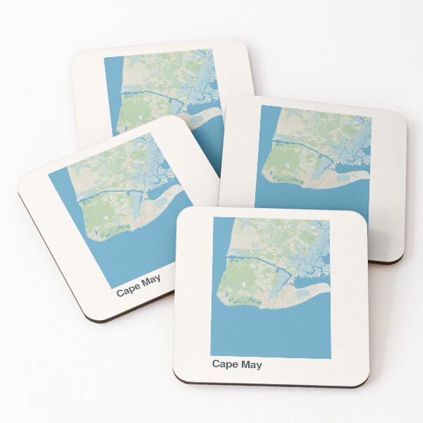 Item preview, Cape May Minimalistic Map Art designed and sold by MapsNerd.