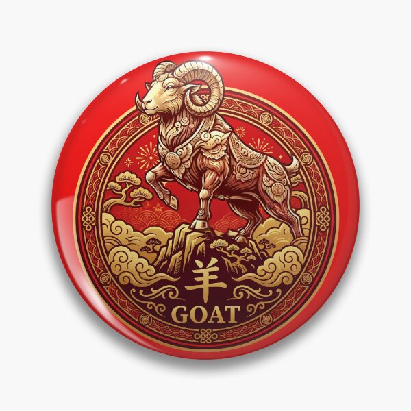 Item preview, Golden Year of the Goat 2027 designed and sold by taogiauco.