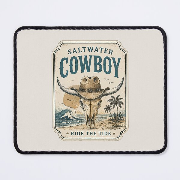Item preview, Saltwater Cowboy | Ride the Tide designed and sold by Mimi  + Kate.