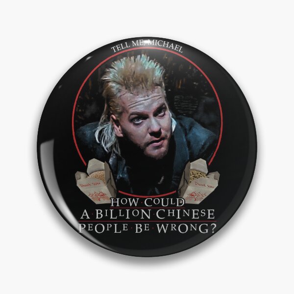 Item preview, The Lost Boys David Chinese Rice designed and sold by Power Up Prints.