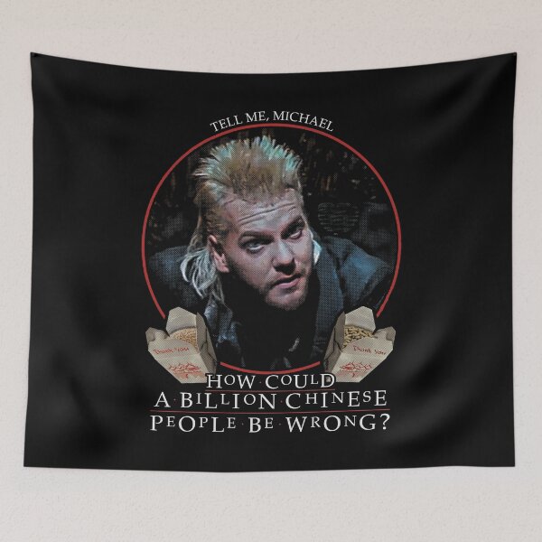 Item preview, The Lost Boys David Chinese Rice designed and sold by Power Up Prints.
