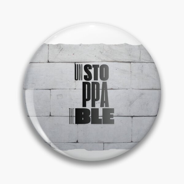 Item preview, Unstoppable Bold Typography Motivational Quote designed and sold by Monyegy.