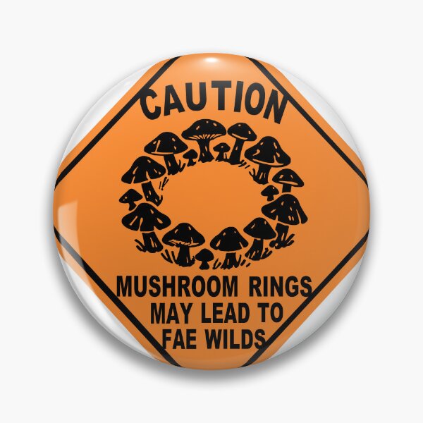 Item preview, Caution mushroom ring may lead to Fae wild designed and sold by moonmorph.