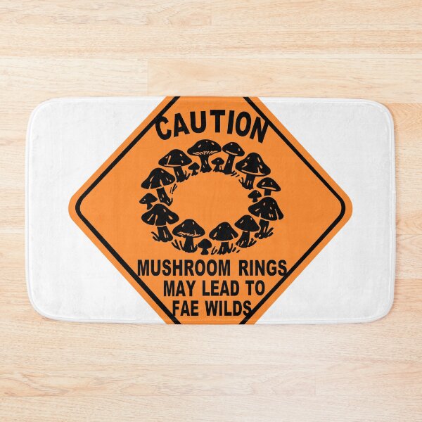 Item preview, Caution mushroom ring may lead to Fae wild designed and sold by moonmorph.