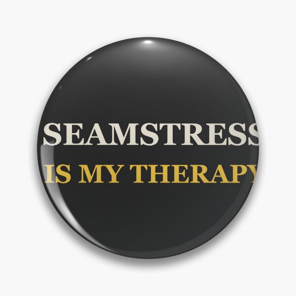 Item preview, Seamstress Is My Therapy - Sewing designed and sold by RetroThreadWorks.