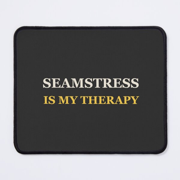 Item preview, Seamstress Is My Therapy - Sewing designed and sold by RetroThreadWorks.