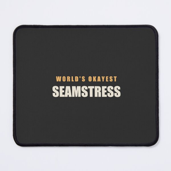 Item preview, World's Okayest Seamstress - Sewing designed and sold by RetroThreadWorks.