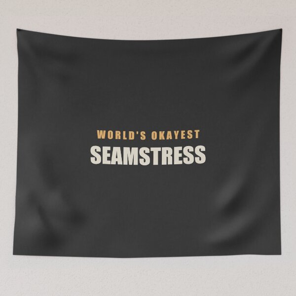 Item preview, World's Okayest Seamstress - Sewing designed and sold by RetroThreadWorks.