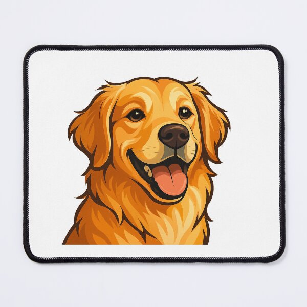 Item preview, Cute Golden Retriever Panting Smile designed and sold by MrRares21.