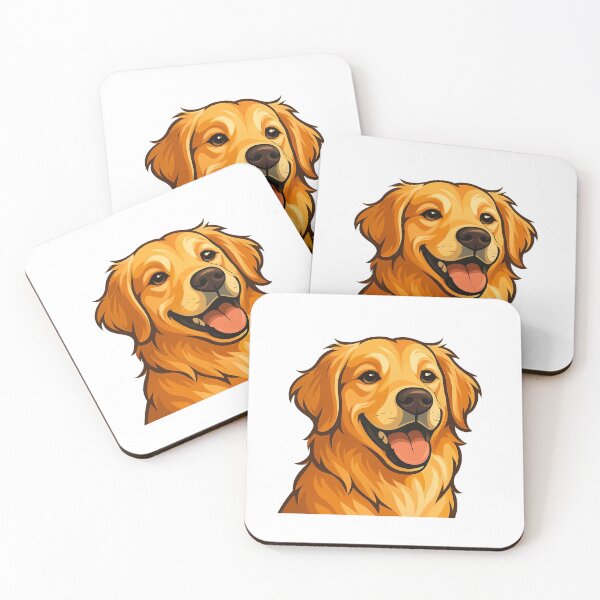 Item preview, Cute Golden Retriever Panting Smile designed and sold by MrRares21.