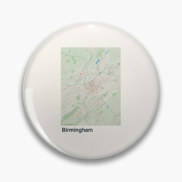 Item preview, Birmingham Minimalistic Map Art designed and sold by MapsNerd.