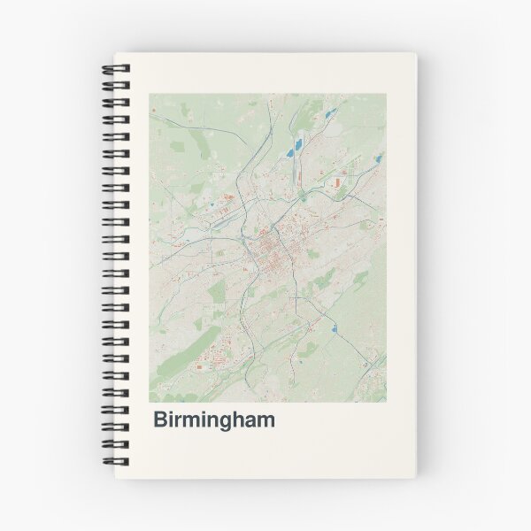 Item preview, Birmingham Minimalistic Map Art designed and sold by MapsNerd.