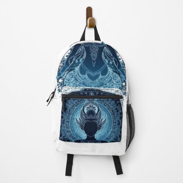 Item preview, Ethereal Blue Spiritual Goddess Mandala Silhouette designed and sold by LC&LCPlatform.