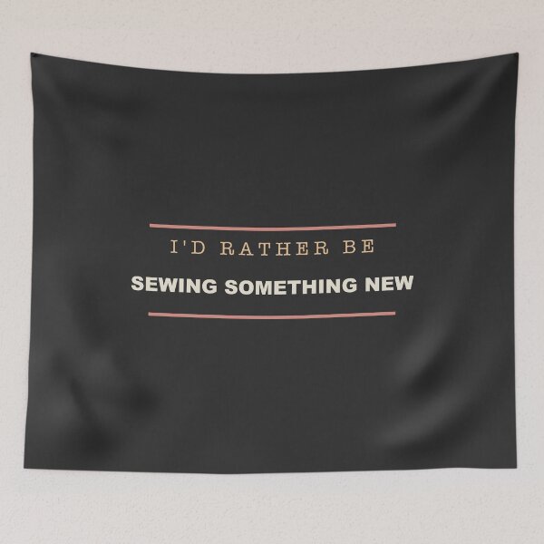 Item preview, I'd Rather Be Sewing Something New - Sewing designed and sold by RetroThreadWorks.