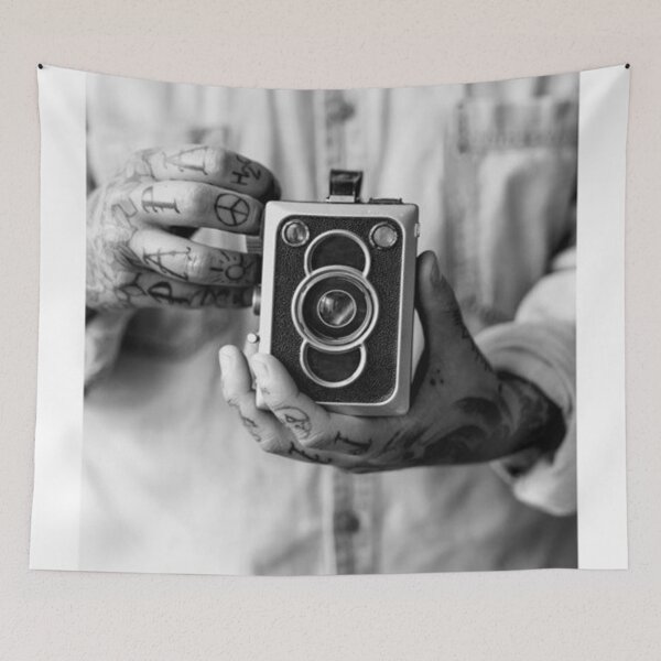 Item preview, Camera Photography Lover Art House Gift Original Custom Love Couples Poster Wall Art Tee Design designed and sold by Cool Robot Bro..