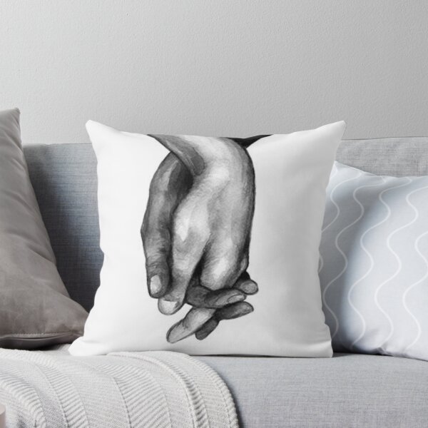 Item preview, Holding Hands House Gift Original Custom Love Couples Poster Wall Art Tee Design designed and sold by Cool Robot Bro..