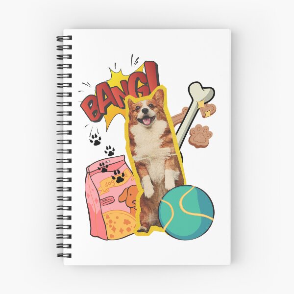 Item preview, Corgi Playing Ball Comic Style designed and sold by Mix Mood.