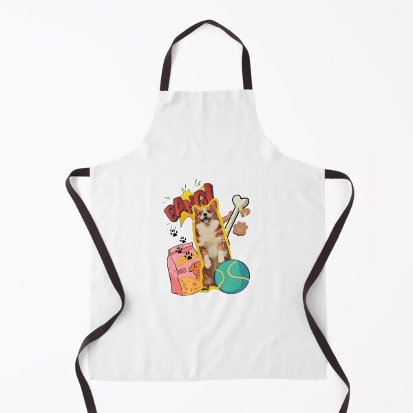 Item preview, Corgi Playing Ball Comic Style designed and sold by Mix Mood.