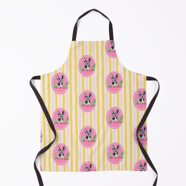Item preview, Donkey iwith Flowers in Yellow Stripes and Pink "Kitsch" designed and sold by TinaSalazar.