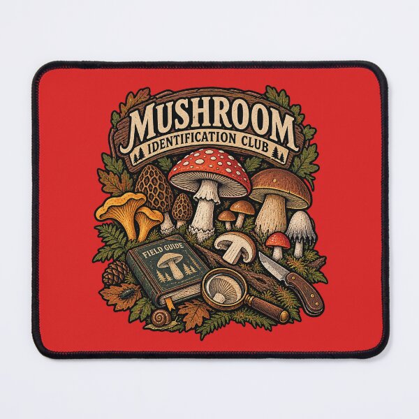Item preview, Mushroom Identification Club designed and sold by BIM-BEAR.