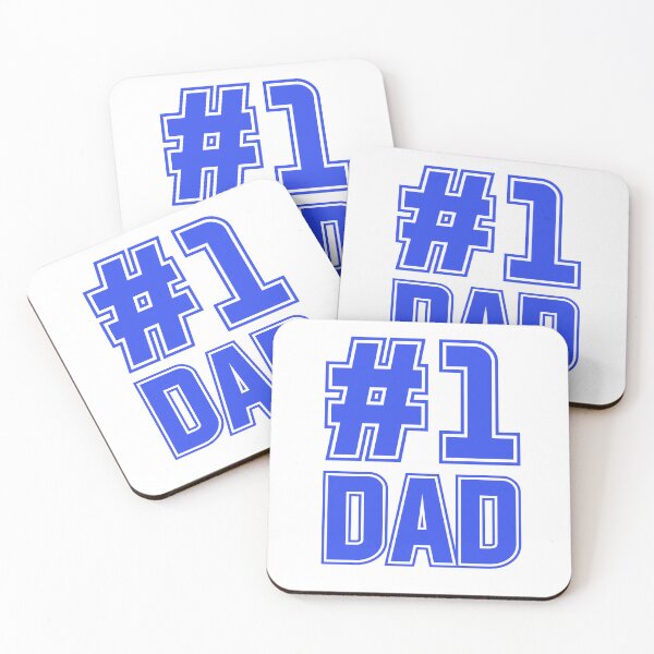 Item preview, #1 dad - blue designed and sold by Wolagno.