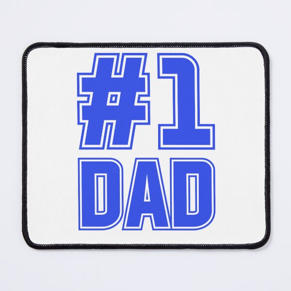 Item preview, #1 dad - blue designed and sold by Wolagno.