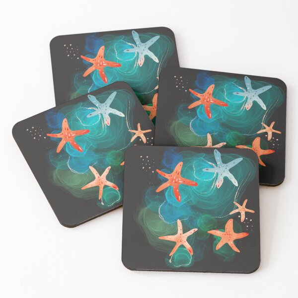 Item preview, Watercolor Starfish Ocean Magic - Nautical Summer Splash designed and sold by mimikaka.