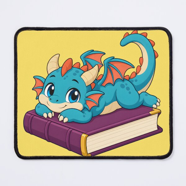 Item preview, Tiny Book Dragon – Little Guardian of Stories designed and sold by ChromaRune.