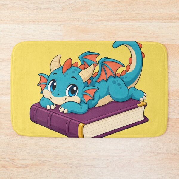 Item preview, Tiny Book Dragon – Little Guardian of Stories designed and sold by ChromaRune.