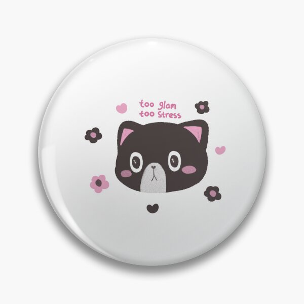Item preview, Black Cat - too glam too stress designed and sold by Rnaart.