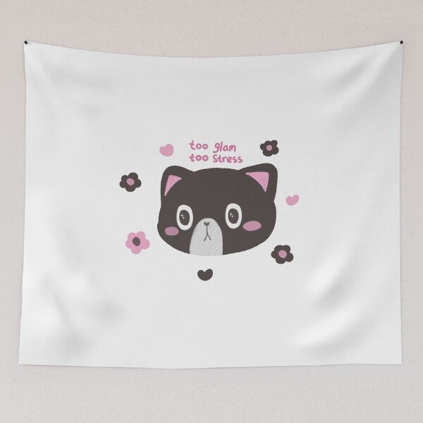 Item preview, Black Cat - too glam too stress designed and sold by Rnaart.