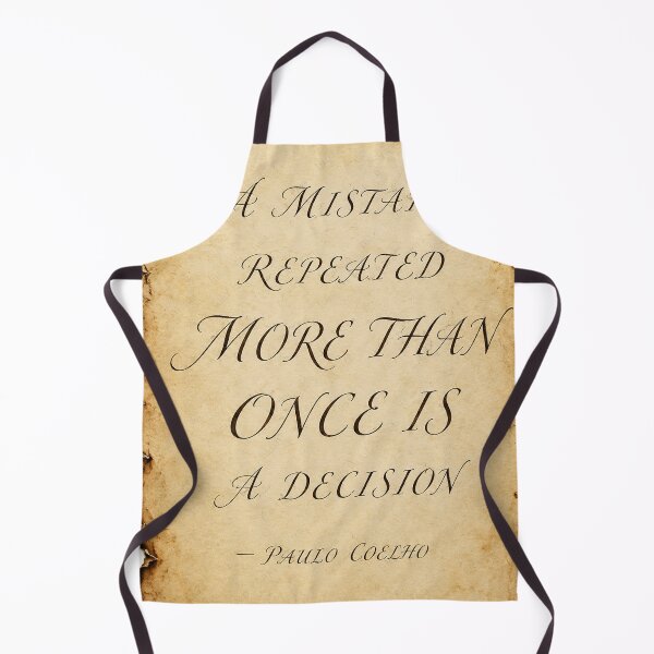 Item preview, A Mistake repeated - Paulo Coelho designed and sold by LuluLeb.