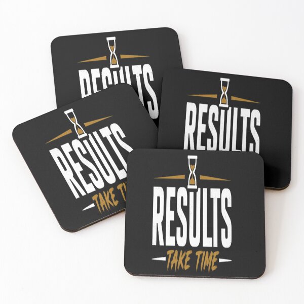 Item preview, Results Take Time – Motivational Quote Typography Design designed and sold by v6ziix.
