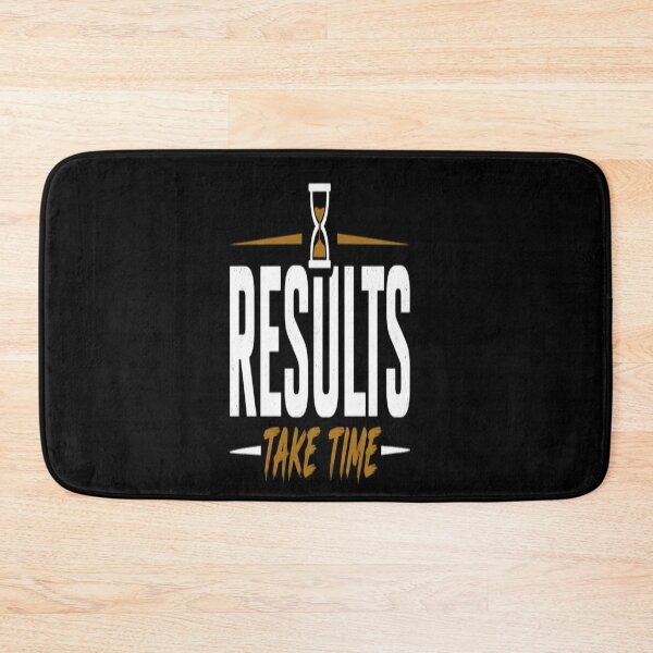 Item preview, Results Take Time – Motivational Quote Typography Design designed and sold by v6ziix.